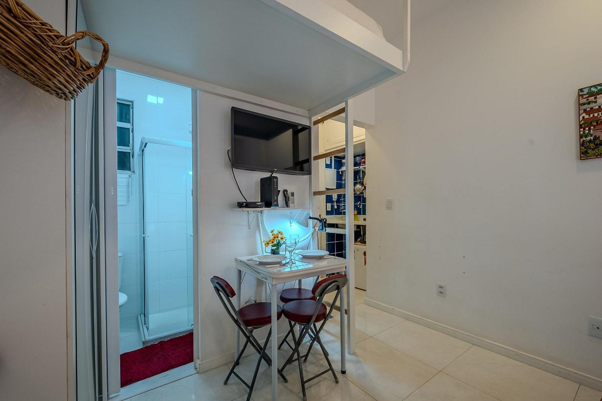 Studio Na Quadra Da Praia De Copacabana 里约热内卢 外观 照片