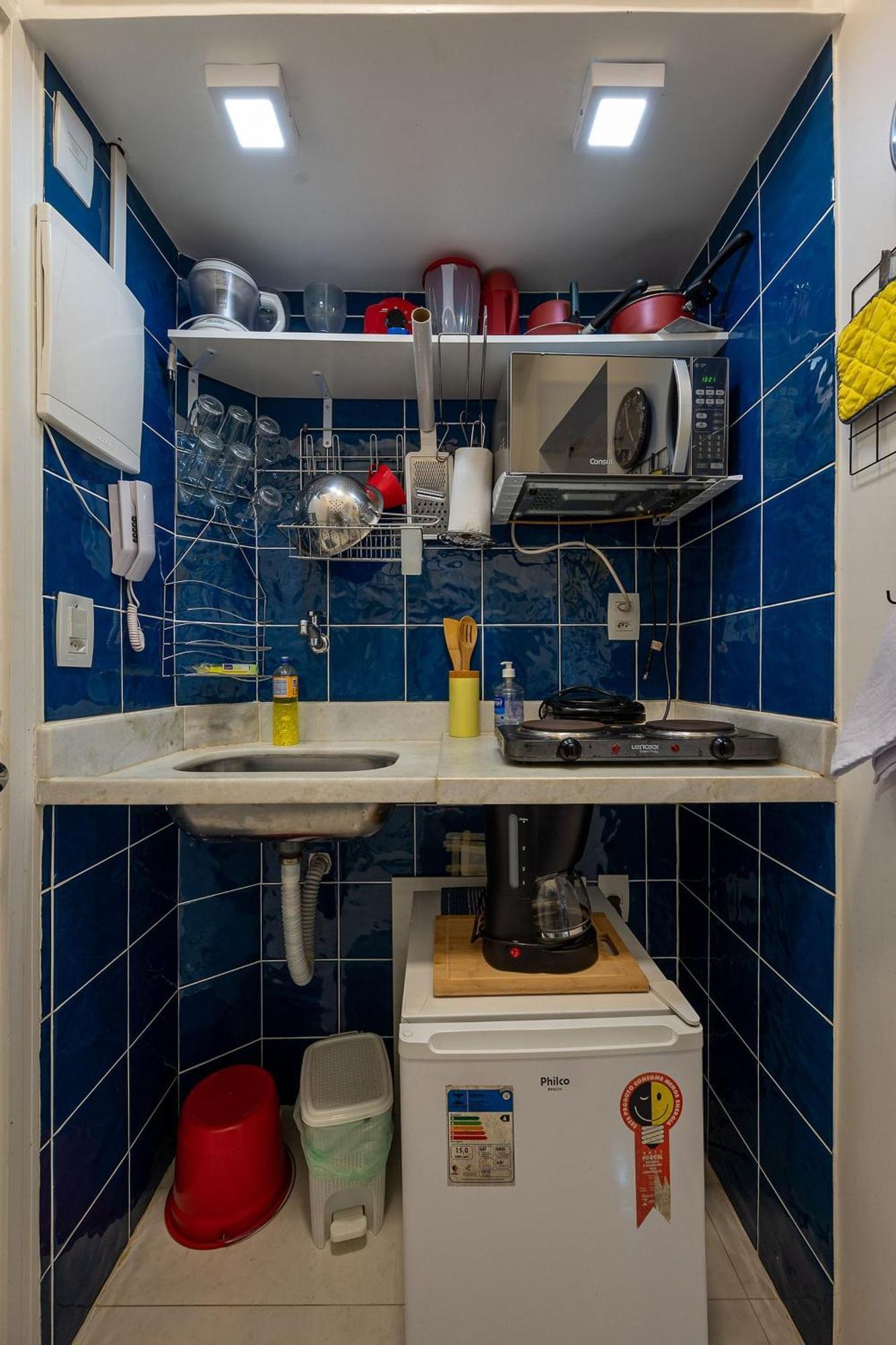 Studio Na Quadra Da Praia De Copacabana 里约热内卢 外观 照片